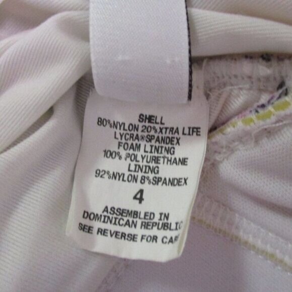 Badgley Mischka Floral Swimsuit Size 4 - Picture 6 of 6